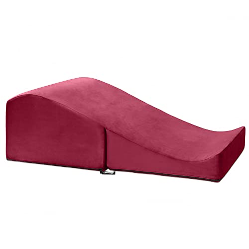 Liberator Flip Ramp Sex Positioning Pillow, Velvish Merlot - Merlot Velvish