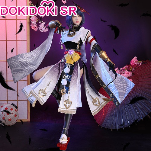 【Shoes Ready For Ship】DokiDoki-SR Game Genshin Impact Kujou Sara Cosplay Costume | L-PRESALE