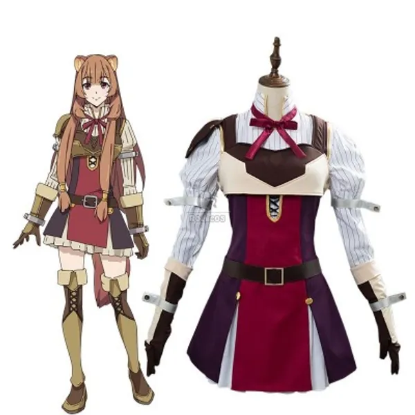 Buy The Rising of the Shield Hero Raphtalia Cosplay Costume Full sets Custom Made For Sale - RoleCosplay.com