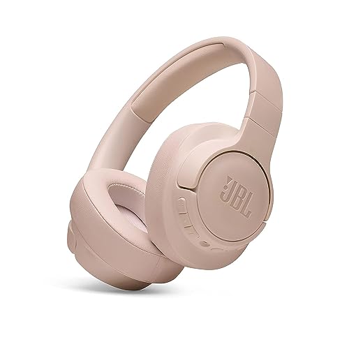 JBL Tune 760NC Wired and Wireless Over-Ear Headphones with Built-In Microphone, Active Noise Cancelling and Hands-Free Controls, in Pink - Pink - Single