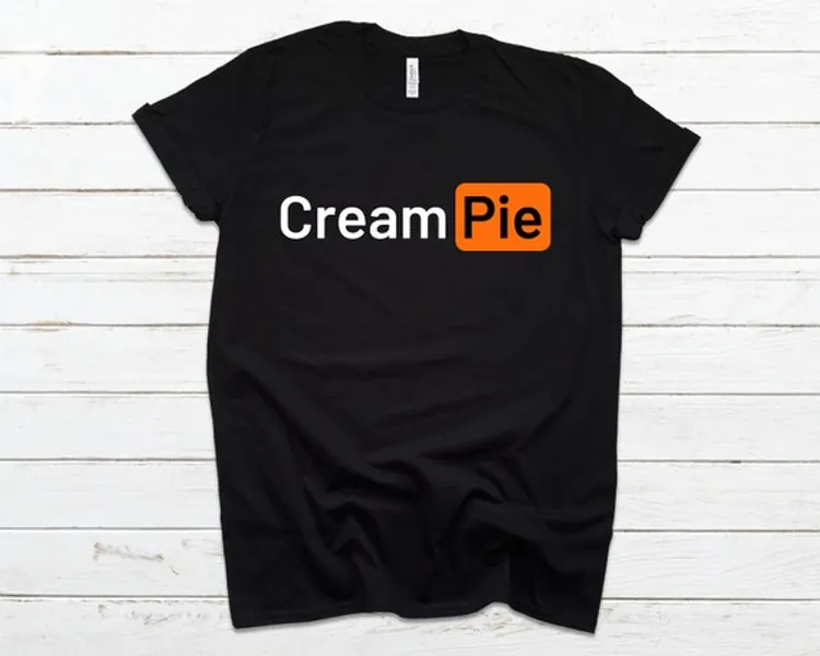 Cream pie t-shirt 😜