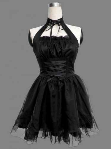 Black Sexy Gothic Lolita Dress