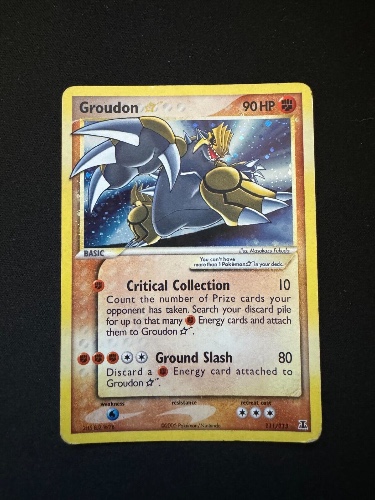 Groudon Gold Star 111/113 Pokemon Delta Species Holo MP