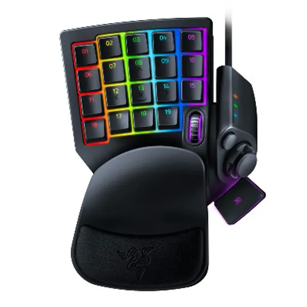 Razer Tartarus Pro Gaming Keypad: Analog-Optical Key Switches - 32 Programmable Keys - Customizable Chroma RGB Lighting - Programmable Macros - Variable Key Press Pressure Sensitivity - Classic Black