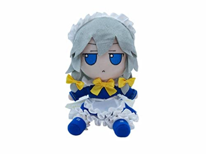 Kunfund Touhou Project Stuffed Plush Doll Cute Fumo Figure 20cm Plushie Izayoi Sakuya - Izayoi Sakuya