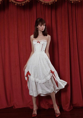 The Red Ballroom Skirt | In-stock / XS