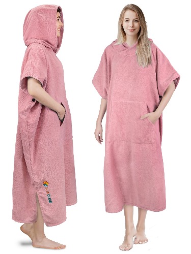 Poncho Changing Robe with Hood
