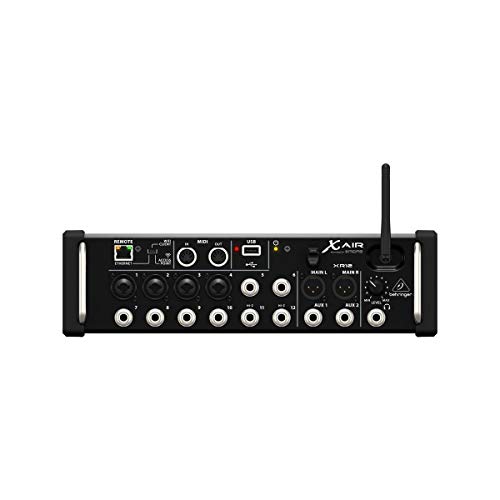 Behringer X Air XR12 12-Input Digital Mixer with 4 Programmable MIDAS Preamps for iPad/Android Tablets