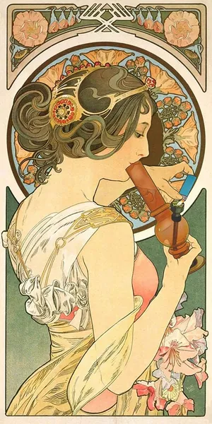 Stoner Mucha 12x24 Print