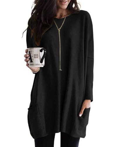 SENSERISE Womens Tunic Tops for Leggings with Pockets 