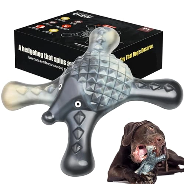 Indestructible Dog Toys for Aggressive Chewers - Tough Dog Toys Large Breed, Durable Dog Bones for Medium Dogs, Real Bacon Flavored, Best Chew Toy Gifts for Dogs