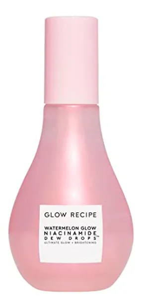 Glow Recipe Niacinamide Dew Drops - Skin Care Facial Serum & Illuminating Makeup Primer for Dewy, Glowing Skin - Hyaluronic Acid Hydrating Face Serum for Brightening, Plumping, & Highlighting (80ml)