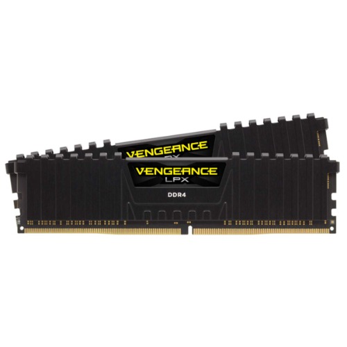 Corsair Vengeance LPX 16GB (2x 8GB) DDR4 3600(PC4-28800) C18 1.35V Desktop Memory -Black - 16GB Kit (2x8GB) - Black