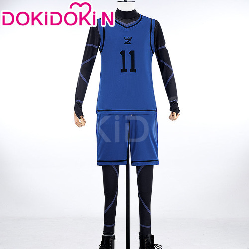 【In Stock】【Size XS-3XL】DokiDoki-N Anime Cosplay Costume Bllue Locck Isaggi Yoiichi / Rensuuke Kuniggami / Bachiira Megguru / Barrou Shhouei / Reeo Mikaage / Naggi Seishhiro / Chiggiri Hyomma / Kurrona Raanze / Hiiori Yoo Uniforms Bodysuits Training Wear | Number 7 / S-In Stock