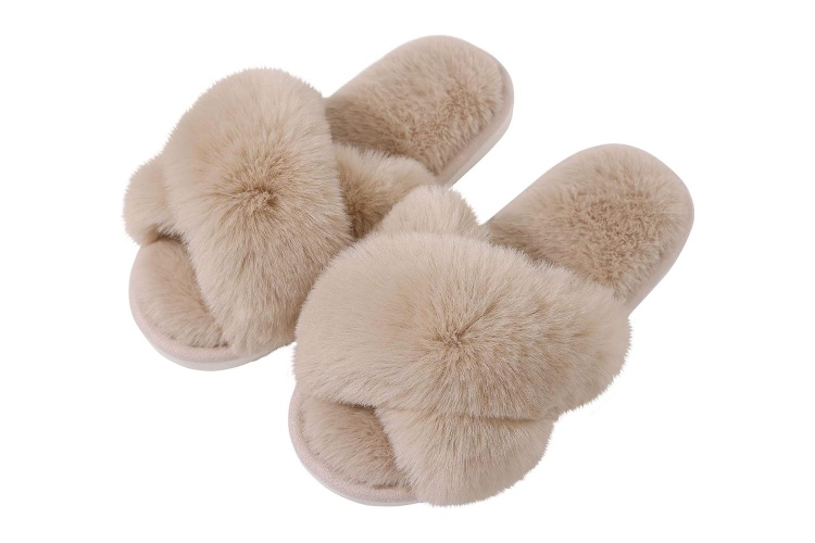 Fuzzy slippers