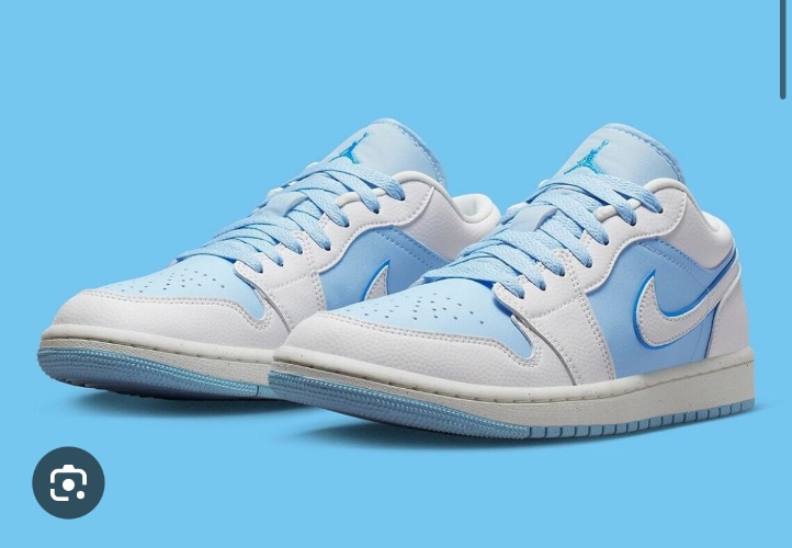 Ice Blue Jordans