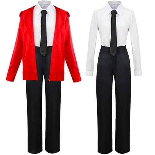 【In Stock】Anime Chainsaw Man Cosplay Power Cosplay Costume - red Costume / M