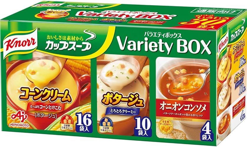 Knorr Japan Cup Suppe Soup Variety box 30 bags