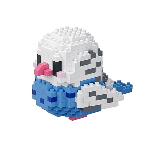 SUMKTO Kawaii Vogel kleine Bausteine Set niedliches kreatives pädagogisches BAU Spielzeug für Jungen Mädchen Spielzeug geeignet für Heim-und Schlafzimmer Dekoration - Eine Farbe - A5