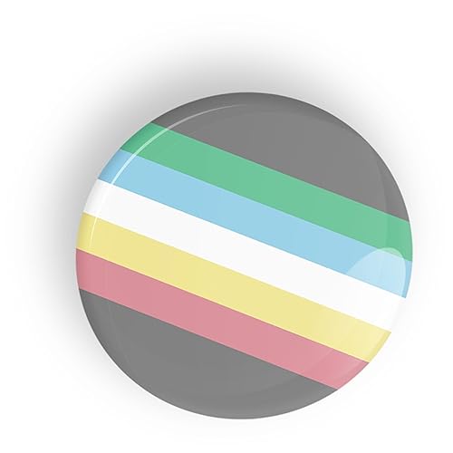 Neu Behinderung Stolz-Flagge Pin-Abzeichen-Schaltfläche - Pin zurück oder Magnet New Disability Pride Flag