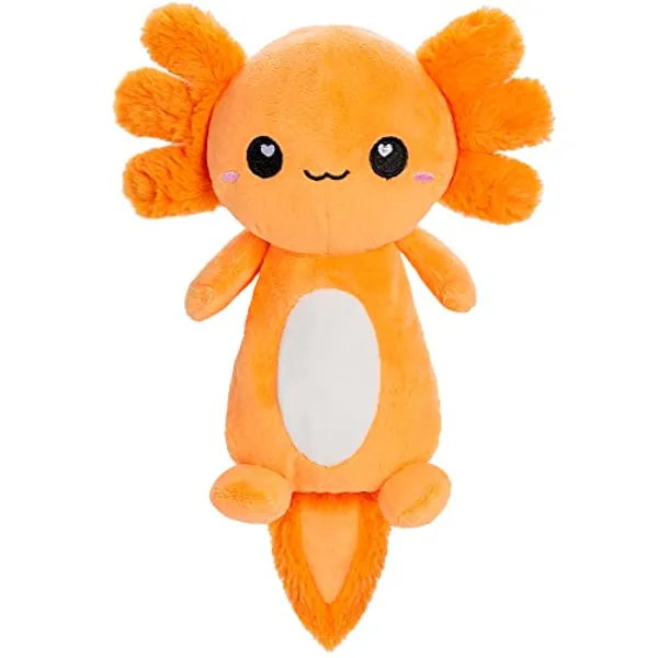 Axolotl Microwavable Unscented Heating Pad for Women and Kids- Cute Soft Cozy Pillow Plush Heatable Warm Stuffed Animals - Kawaii Hot and Cold Plushie Food Toy - Axolotl Gifts for Girls and Boys