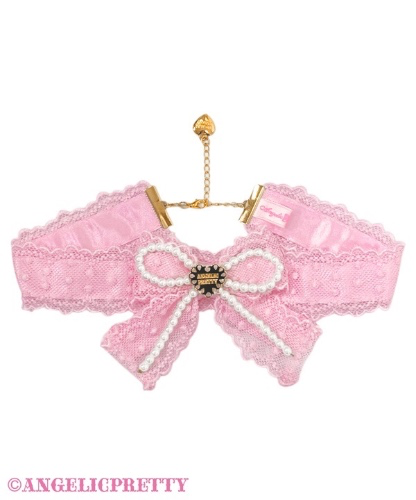 Sweet Actress Choker - Pink [242KA08-130616-pk] - $45.00 : Angelic Pretty USA