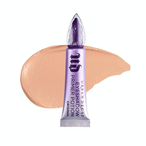 Urban Decay Eyeshadow Primer Potion, Original - Award-Winning Nude Eye Primer for Crease-Free Eyeshadow & Makeup Looks - Lasts All Day - Great for Oily Lids - 0.16 Ounce / 5 mL