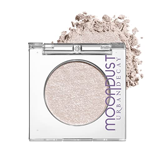 URBAN DECAY 24/7 Moondust Eyeshadow Compact - Long-Lasting Shimmery Eye Makeup and Highlight - Up to 16 Hour Wear - Vegan Formula - Cosmic (sheer white sparkle)