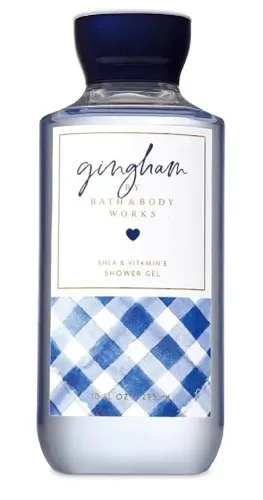 Bath and Body Works Gingham Shower Gel Wash 10 Ounce Full Size : Beauty & Personal Care