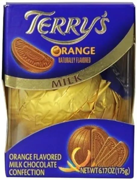 Terry's Chocolate Orange-Orange Flavored Milk Chocolate Ball, 157g (2 Pack)