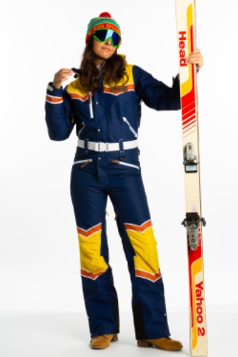 Women's Retro Western Ski Onesie | The Corduroy Cowboy