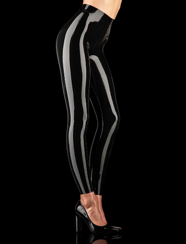Latex Black Leggings | S/M