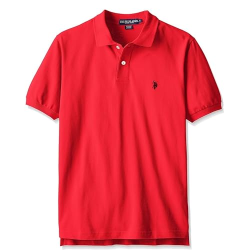 U.S. Polo Assn. Men's Classic Polo Shirt - Medium - Engine Red