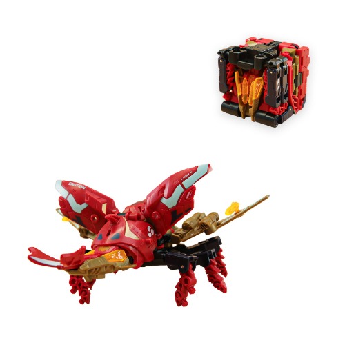 52TOYS Beastbox Demon Dart Deformation Toys Action Figure, Converting Toys Deforms in Mecha and Cube, Perfect Birthday Party Gift for Teens and Adults - DEMON DART