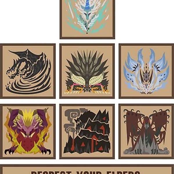 Monster Hunter World Elder Dragons | Classic T-Shirt