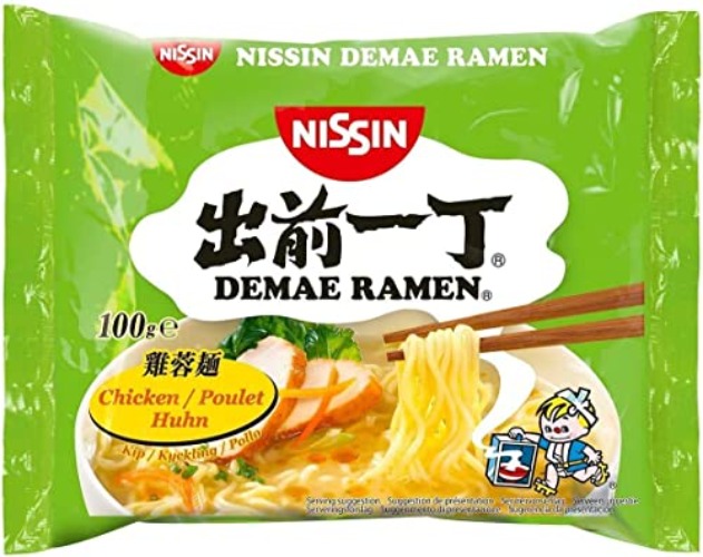 Nissin Instant Noodle Chicken Flavour 100g x 5 Packs - 100 g (Pack of 5)