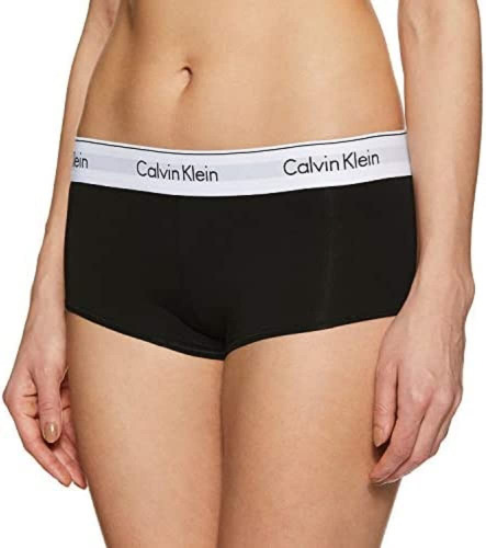 Calvin Klein Women's Modern Cotton Boyshorts - X-Large - Black