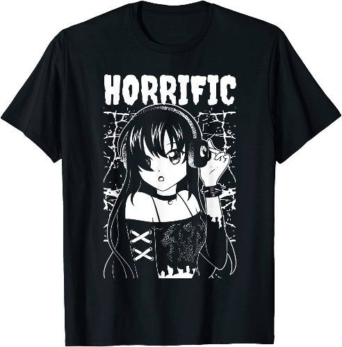 X.Style just a Anime Girl who Loves Anime and Music, Cute Anime Girl ds609 T-Shirt - 3X-Large