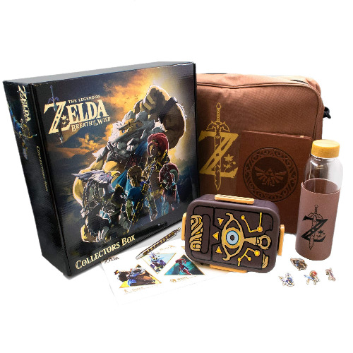 The Legend of Zelda: Breath of The Wild Collector's Box | Includes 7 Exclusive Items - Brown