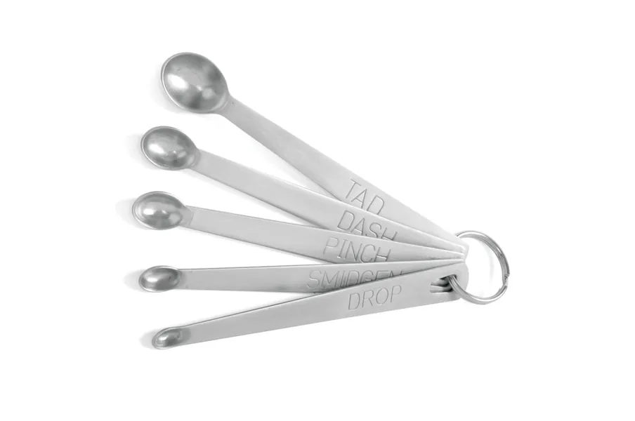 Norpro 3080 Mini Measuring Spoons, 5-Piece Set - Stainless Steel