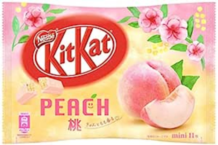 NEW LIMITED Japanese Kit Kat Mini Peach flavor 11 Mini Bar Japan Import