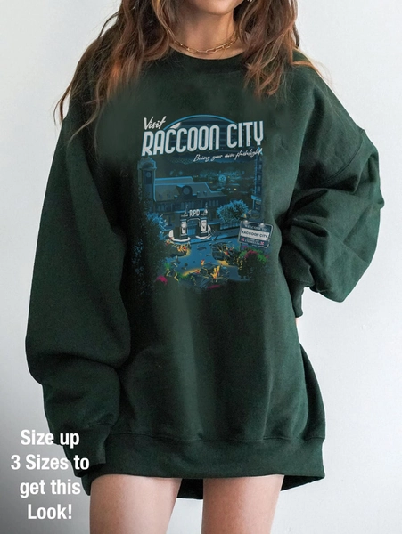 Vintage Visit Raccoon City, Resident evil shirt