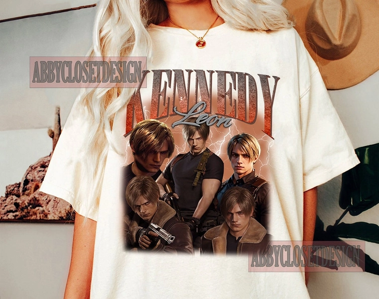 Leon S. Kennedy Sweatshirt - Leon S. Kennedy Classic Retro T-Shirt - S Kennedy 90s Vintage Graphic Tees - Gift For Women and Man Unisex Tee