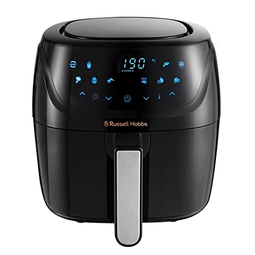 Russell Hobbs 4L Rapid Digital Air Fryer [7 Cooking Functions |10 Programs] Energy Saving, Max temp 220°C, Easy clean, Touch screen, Use without oil, Grill, Bake, Roast, Reheat, Frozen etc. 27160 - Air Fryer Medium (4 Litre)