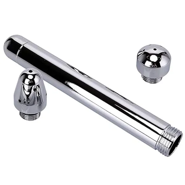 Duschkopf Set - Einlaufset für Intimreinigung mit 3 Duschkopf - Unisex Duschsystem - Männer/Frau, Analdusche, Po Dusche, Klistiere zur Darmreinigung, Intimdusche