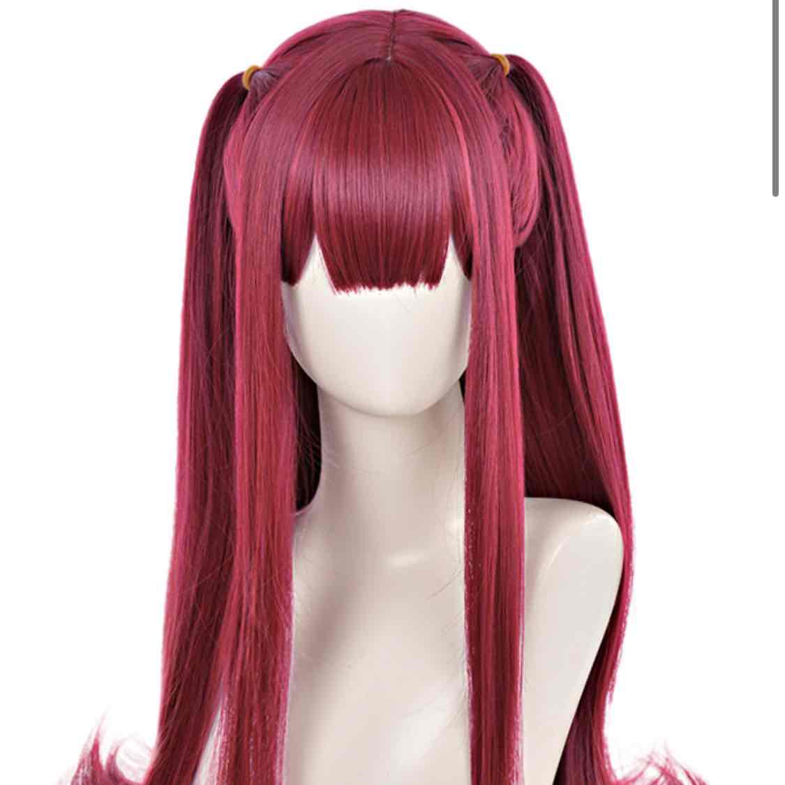 My Dress-Up Darling Marin Kitagawa Little Devil Cosplay Wig Wine Red Long Wig