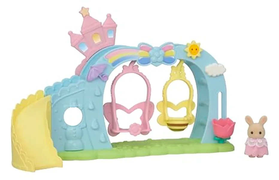 Sylvanian Families - 5745 Adventure Nursery Swing with Figure - Dolls Playset