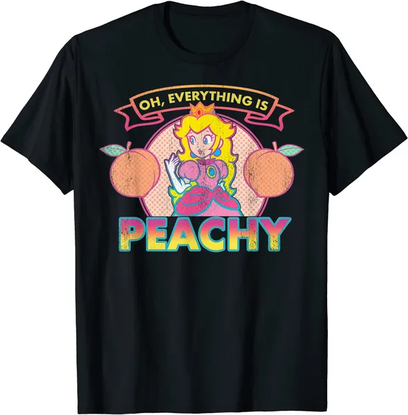 Super Mario Princess Peach Everything Peachy Graphic T-Shirt