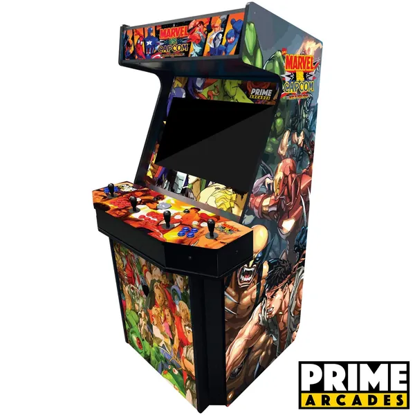 4 Player Upright Arcade Machine with 4,708 Games in 1 32" Monitor Trackballs - 