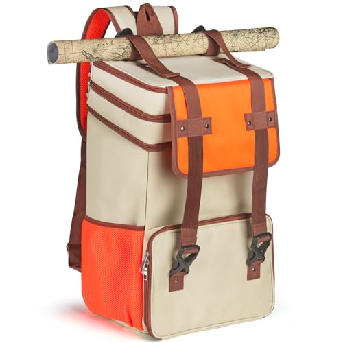 DND Bag.Dungeons and Dragons Starter Set Bag with Miniatures Storage, Mat Holder.Holds Dm Screen, Dice Bag, Players Handbook 5e or other DnD Accessories.Dungeons and Dragons Gifts